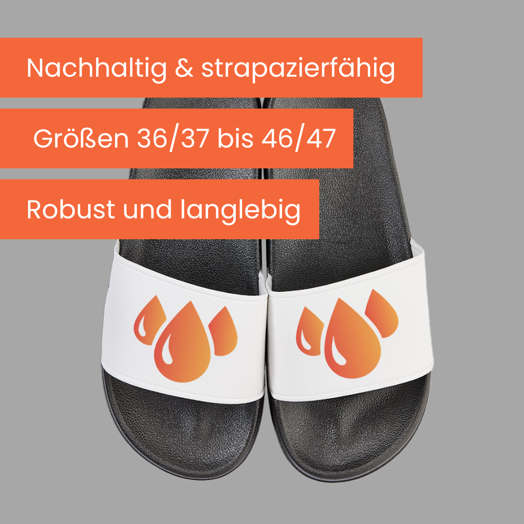 Badelatschen Bedrucken für Herren Damen